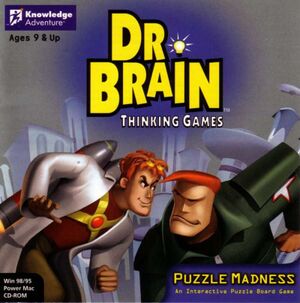Dr. Brain Thinking Games: Puzzle Madness cover