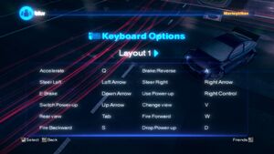 Keyboard layout.