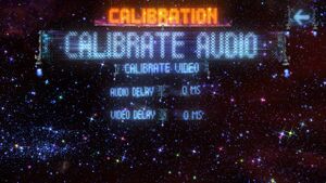 Audio calibration.