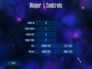 In-game player 1 controls