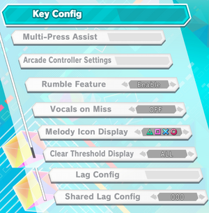 General settings (Customization menu; PlayStation button icons)