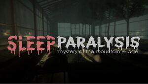 Sleep Paralysis : mystery of the mountain village cover