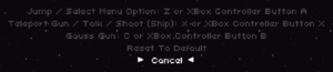 Key rebinding. Changes controller prompts to "button 0" format instead of 360 if no XInput controller detected.
