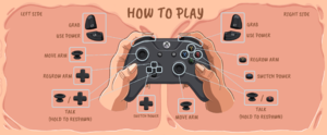 Gamepad controls (single-player, Xbox controller)