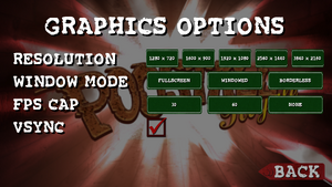Graphics options