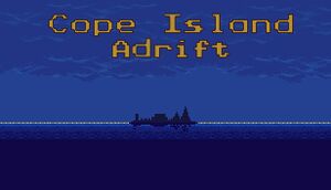 Cope Island: Adrift cover