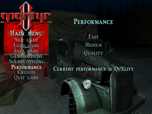In-game performance settings.
