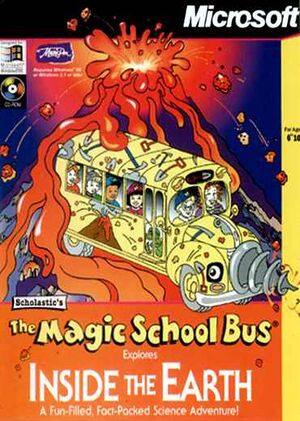Scholastic's The Magic School Bus Explores Inside the Earth cover