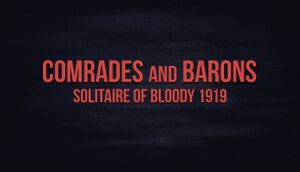 Comrades and Barons: Solitaire of Bloody 1919 cover