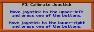 Joystick calibration screen (press F3 in-game).