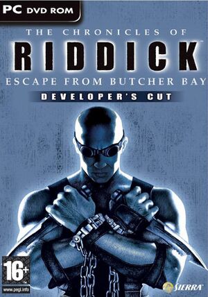 The Chronicles of Riddick: Escape from Butcher Bay cover