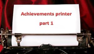 Achievements Printer: Part 1 cover