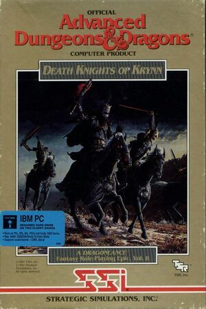 Death Knights of Krynn cover