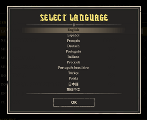 Localization list.