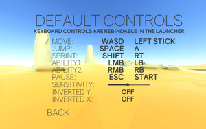 Default Controls.