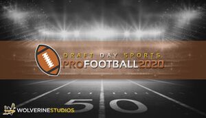 Draft Day Sports: Pro Football 2020 cover