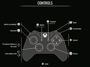 Layout for Xbox controllers
