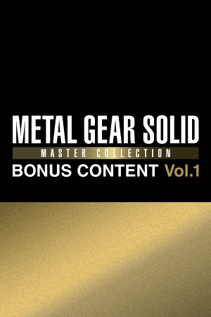 Metal Gear Solid: Master Colection Vol. 1 Bonus Content cover