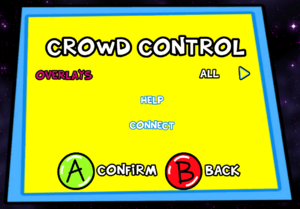 Crowd Control settings