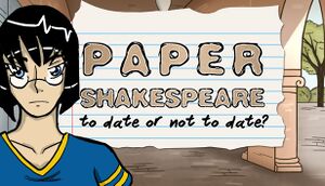 Paper Shakespeare: To Date or Not to Date? cover