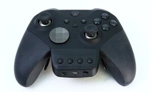 Xbox Wireless Elite Controller 2 with gyroscope via Brook X One SE Adapter.