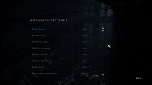 Advanced settings (1/2)