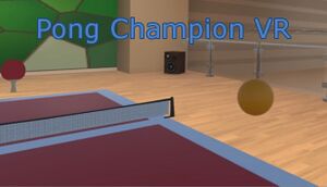Pong Champion VR cover