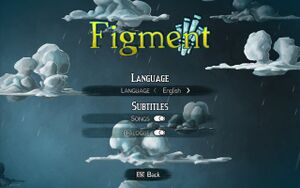 In-game language and subtitle settings.