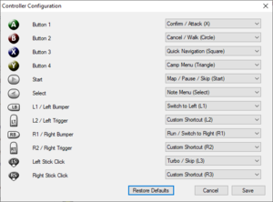 External gamepad rebind options