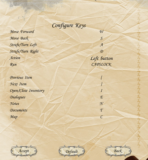 In-game keyboard mapping menu.