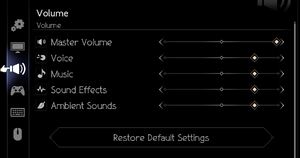 Volume options