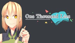 One Thousand Lies cover