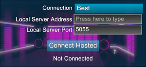 Network settings.