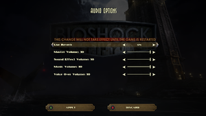 kul Mob Indskrive BioShock Remastered - PCGamingWiki PCGW - bugs, fixes, crashes, mods,  guides and improvements for every PC game