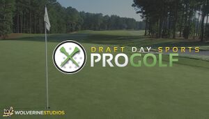 Draft Day Sports: Pro Golf cover
