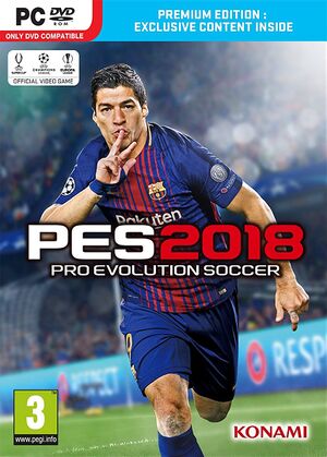 Pro Evolution Soccer 2018 cover