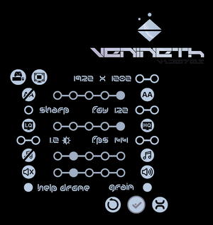 Venineth's Settings Menu