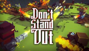 Don't Stand Out cover