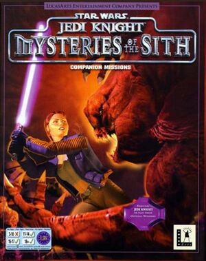 Star Wars: Jedi Knight - Mysteries of the Sith cover