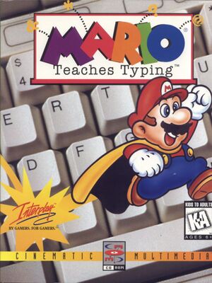 Mario Teaches Typing cover