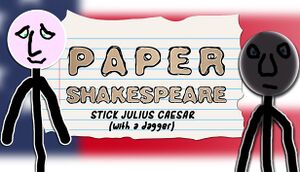 Paper Shakespeare: Stick Julius Caesar (with a dagger) cover