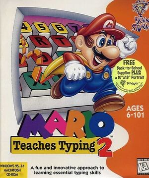 Mario Teaches Typing 2 cover