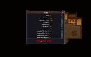 In-game controls menu (2/2).