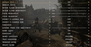 General gameplay settings
