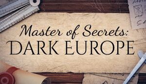 Master of Secrets: Dark Europe cover