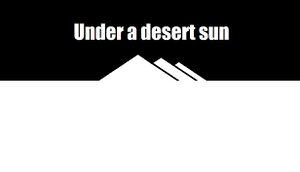 Under a Desert Sun cover