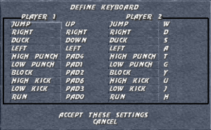 Keybinding options.