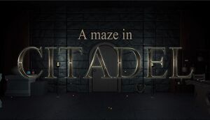 A maze in Citadel cover