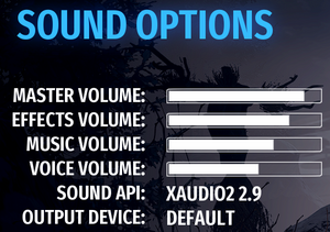 Sound Options