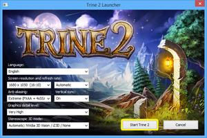 trine 2 failed to initialize accelerated d3d device